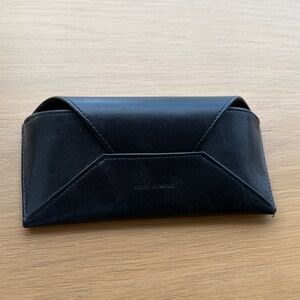 Dior Homme Black Leather Glasses Case